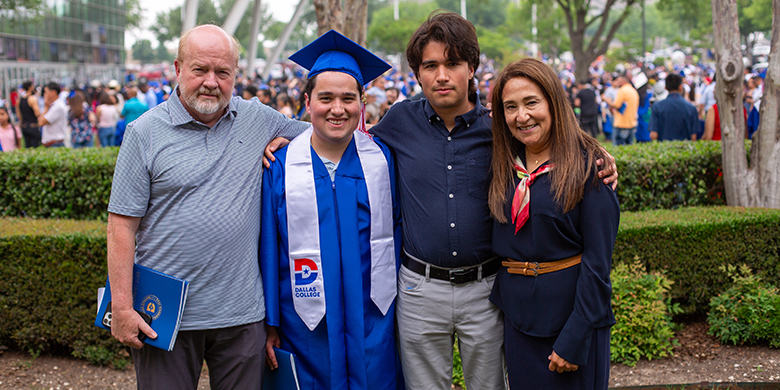 Liam Dewberry and family