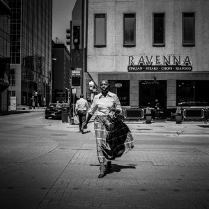Woman at Crosswalk, 2014  